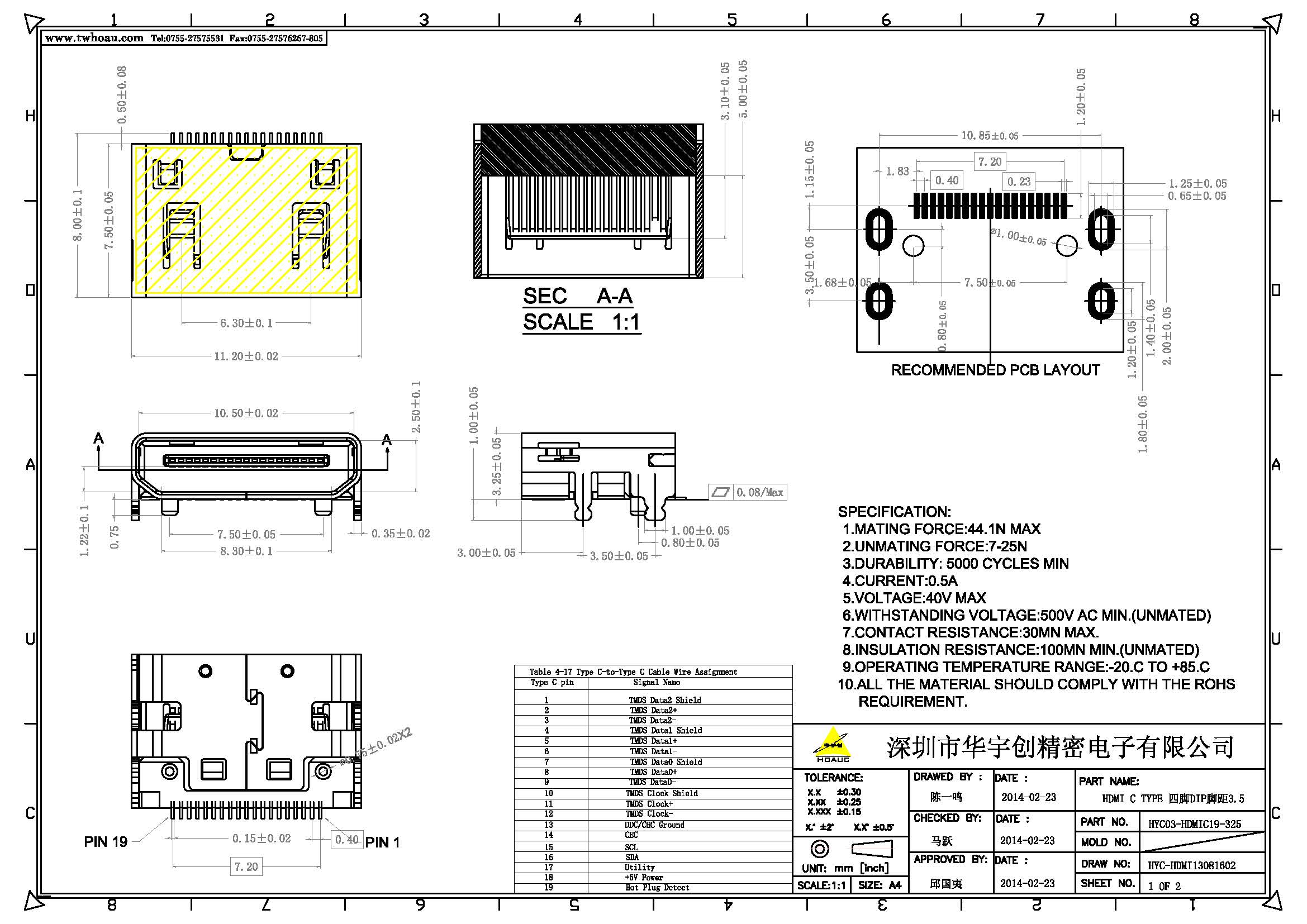 HDMI C TYPE 四脚DIP脚距3.5产品图_页面_1.jpg